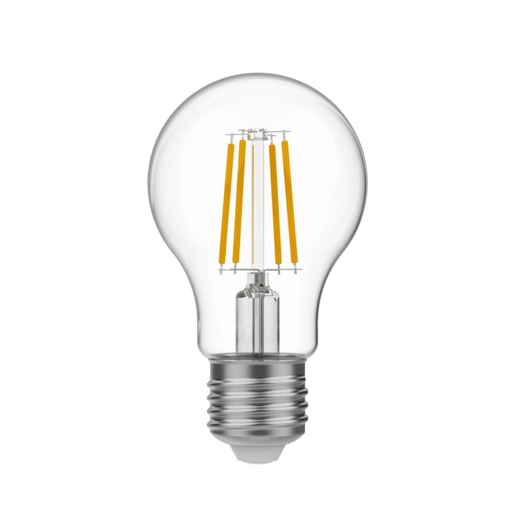Bombilla LED Standard A60 Transparente 4W 470Lm E27 2700K - E02