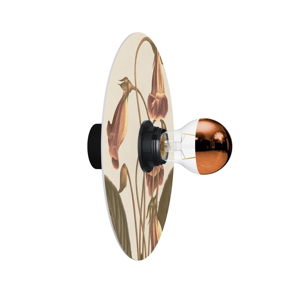 Lámpara de pared o techo con pantalla de motivos florales 'Blossom Haven' - Resistente al agua IP44