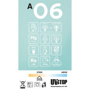 Bombilla LED Plata Espejo R50 4W 470Lm 4