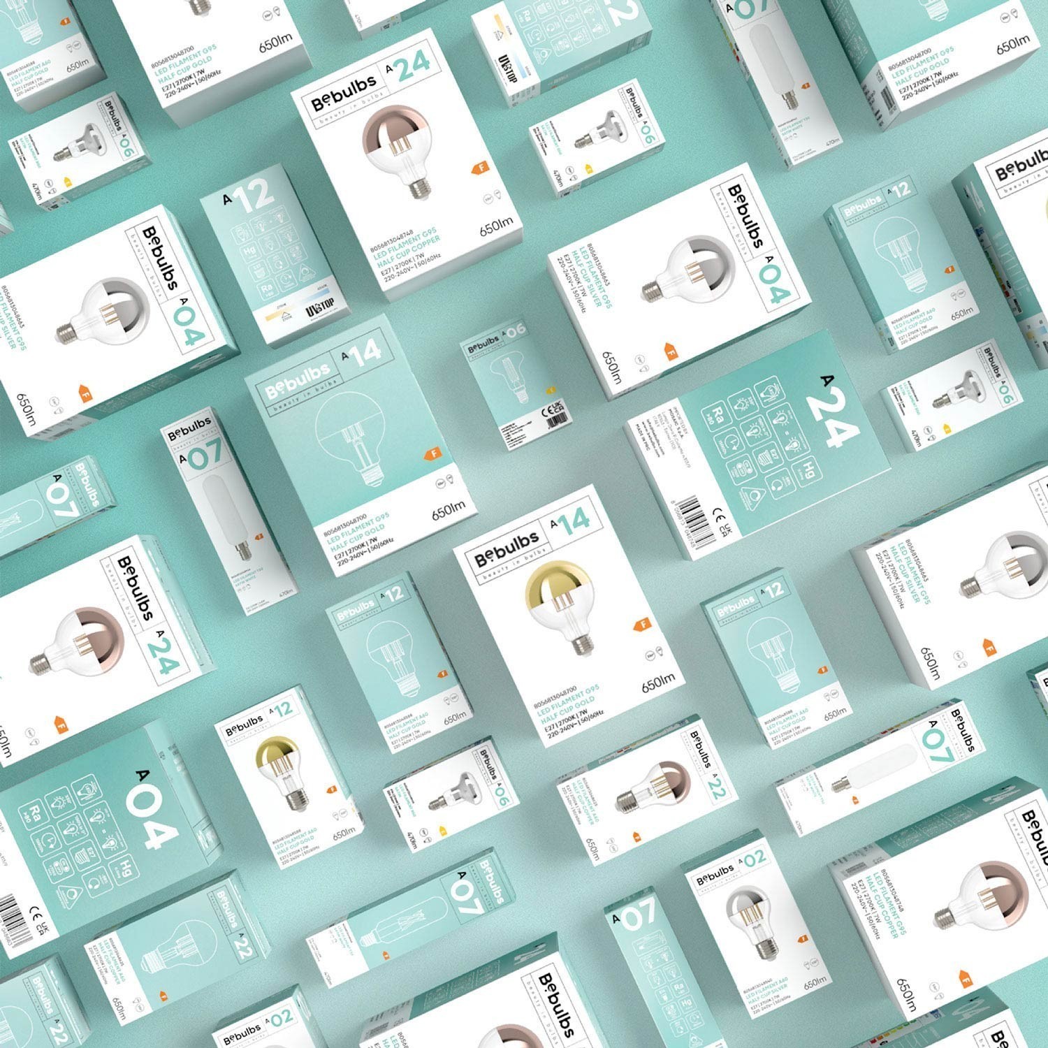 Bombilla LED Plata Espejo R50 4W 470Lm 5