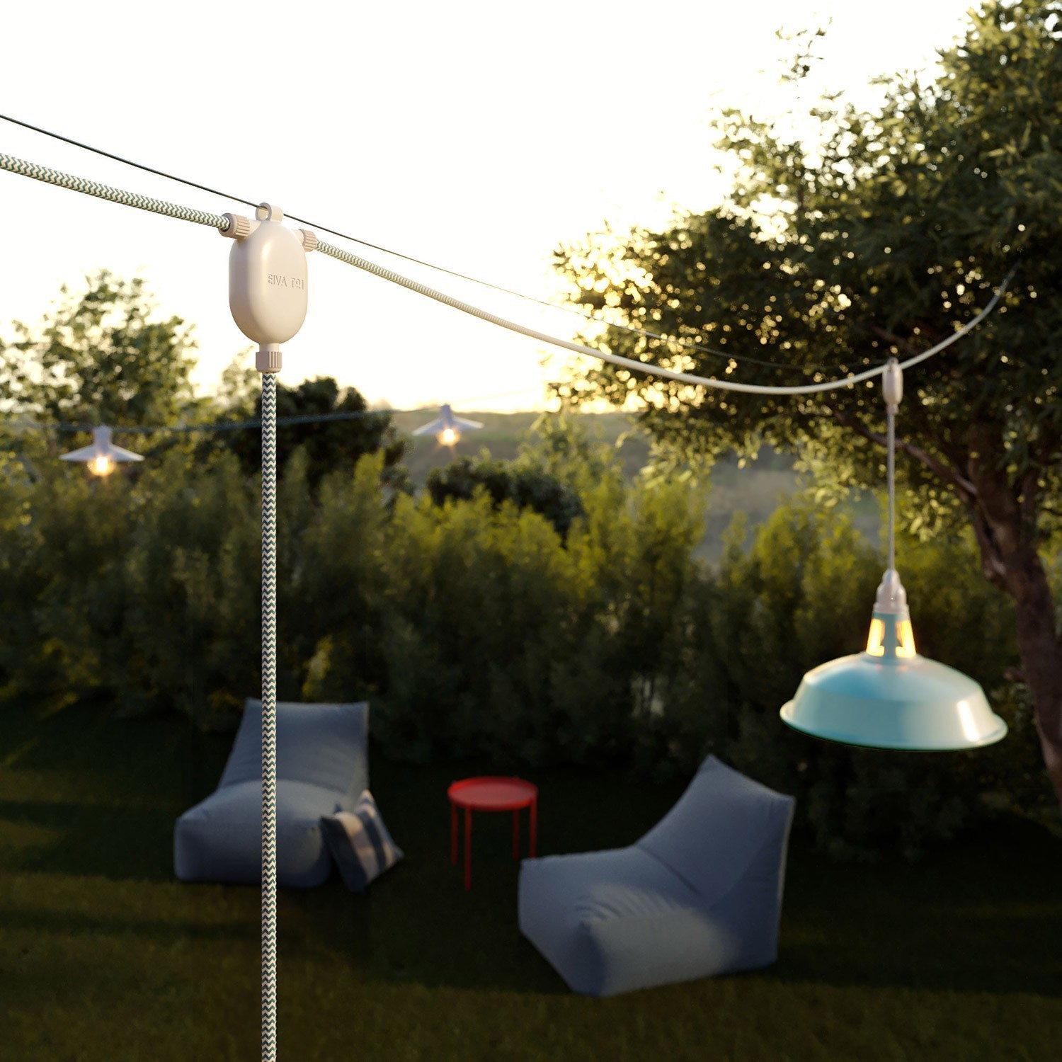 Derivación para exteriores EIVA-3 sellado a presión IP65 blanco 2