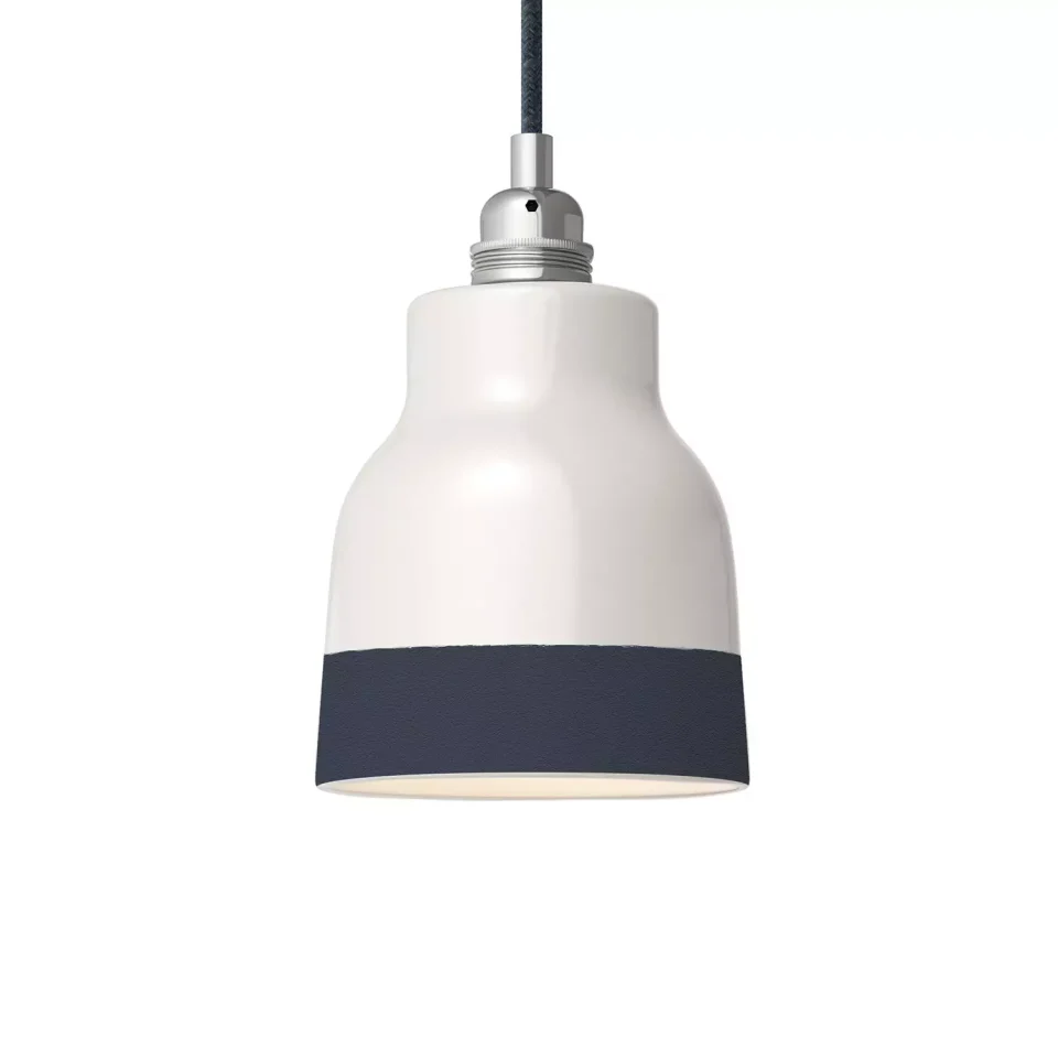 Pantalla Vaso de cerámica Blanco brillante - Petróleo coleccion Materia