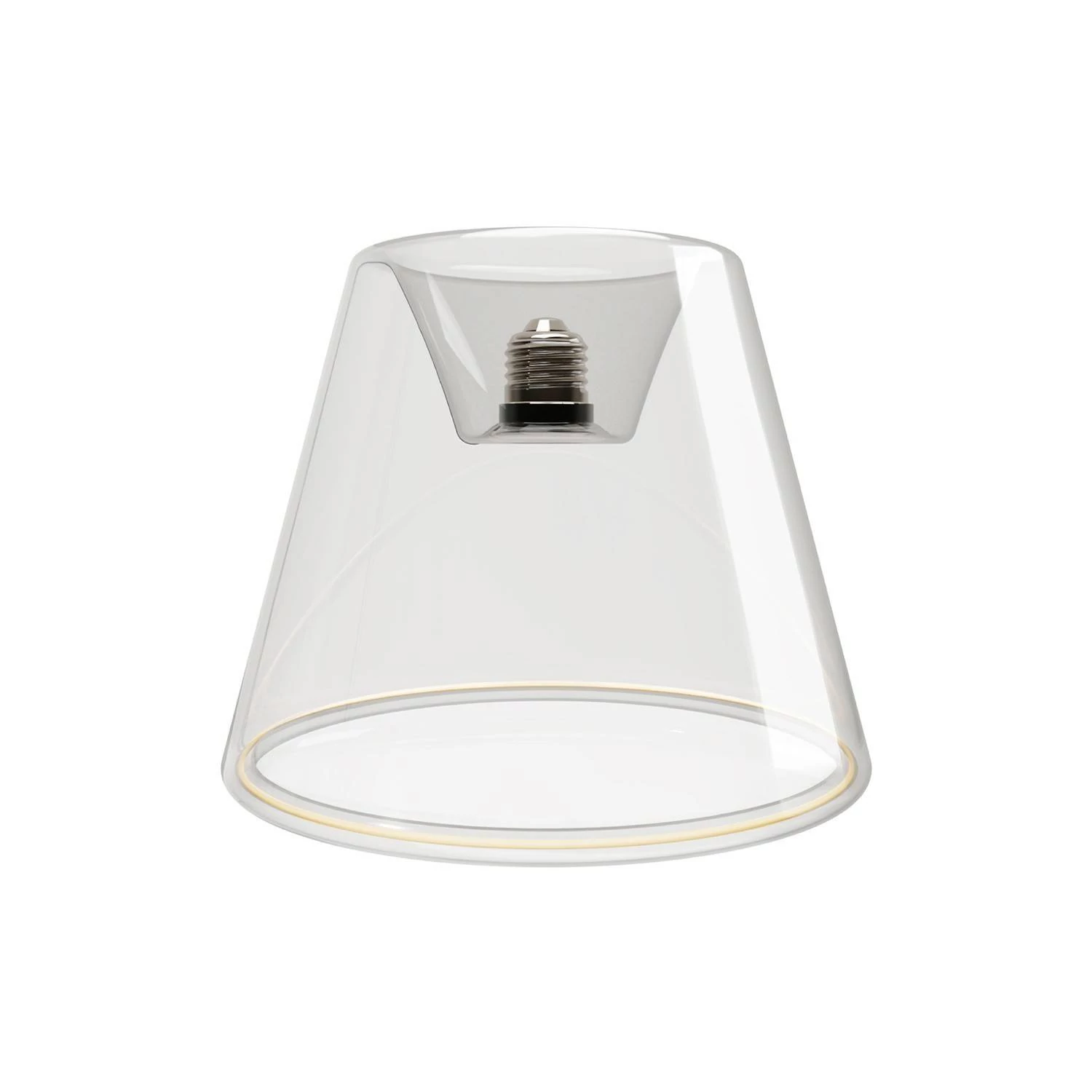 bombilla-led-transparente-ghost-line-empotrable-cono-6w-500lm-e27-2200k-regulable-g01