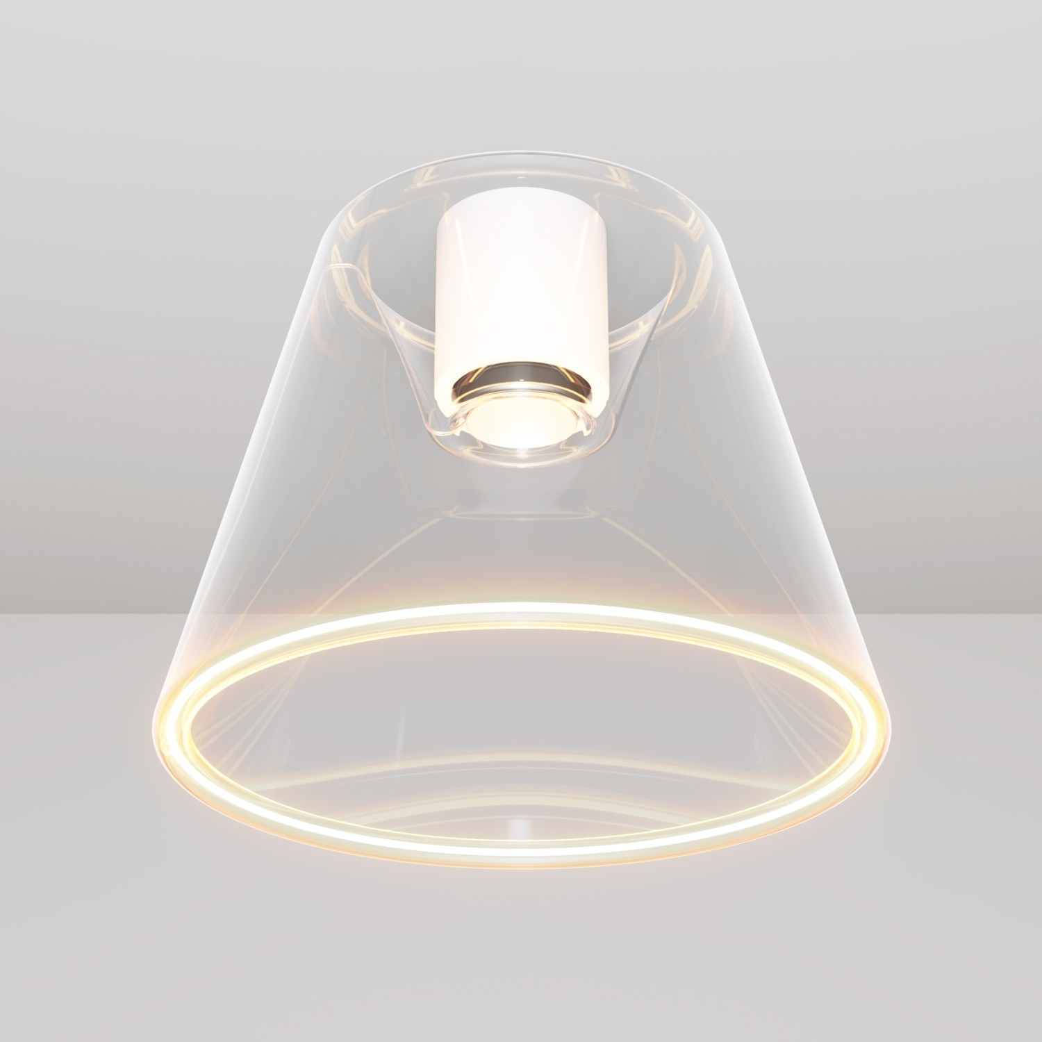 lampara-de-techo-de-diseno-con-bombilla-ghost-en-forma-de-conica-transparente