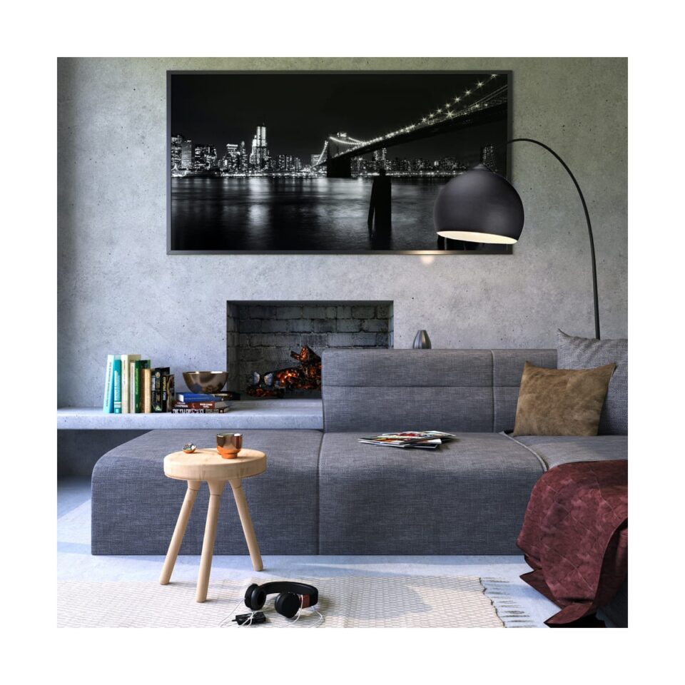 Lámpara de pie Noova negro 1xE27