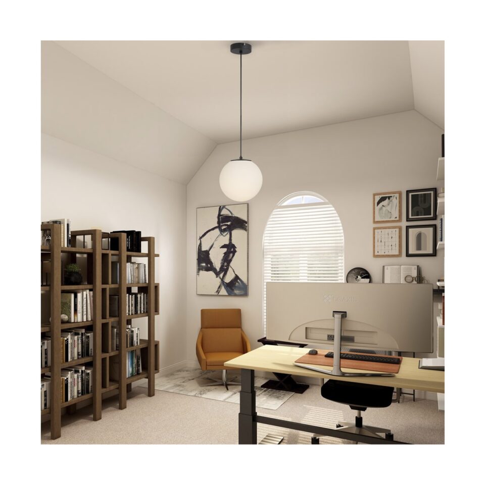 Lámpara colgante Boston Negro 1xE14