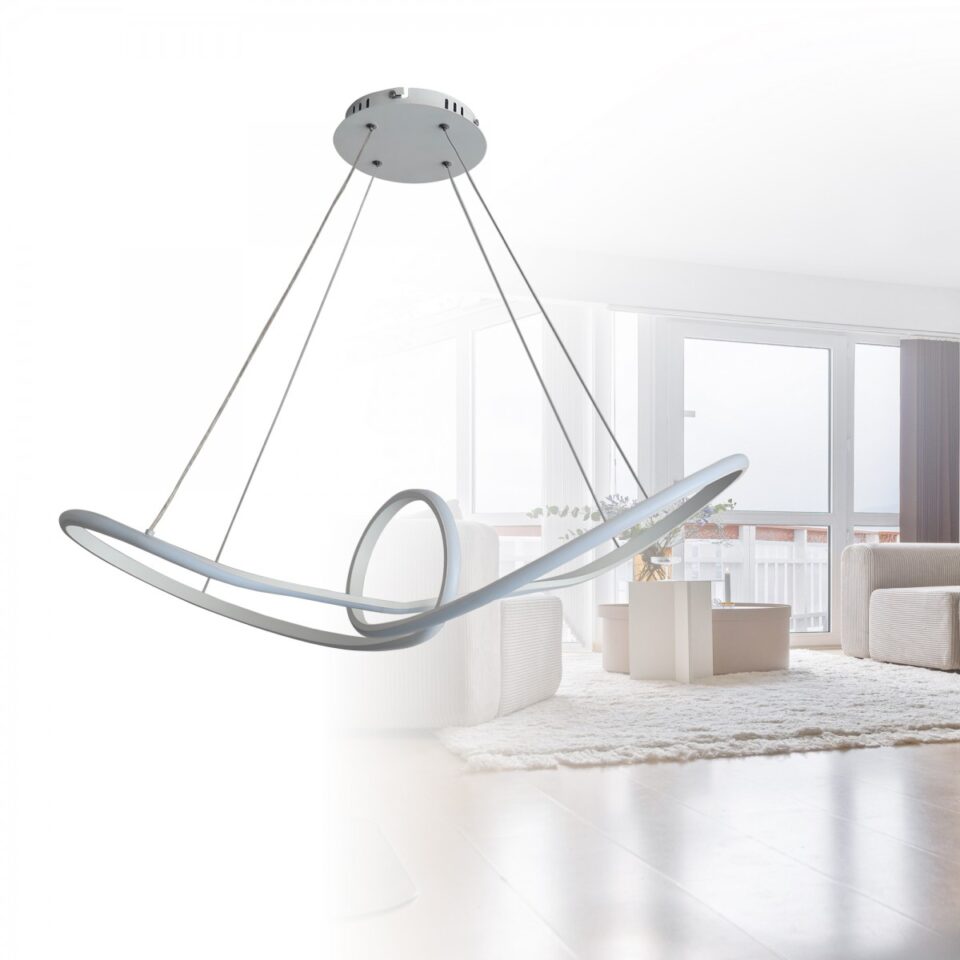 Lámpara colgante LED Lidias 60W 5000Lm 3CCT DIM Mando+APP