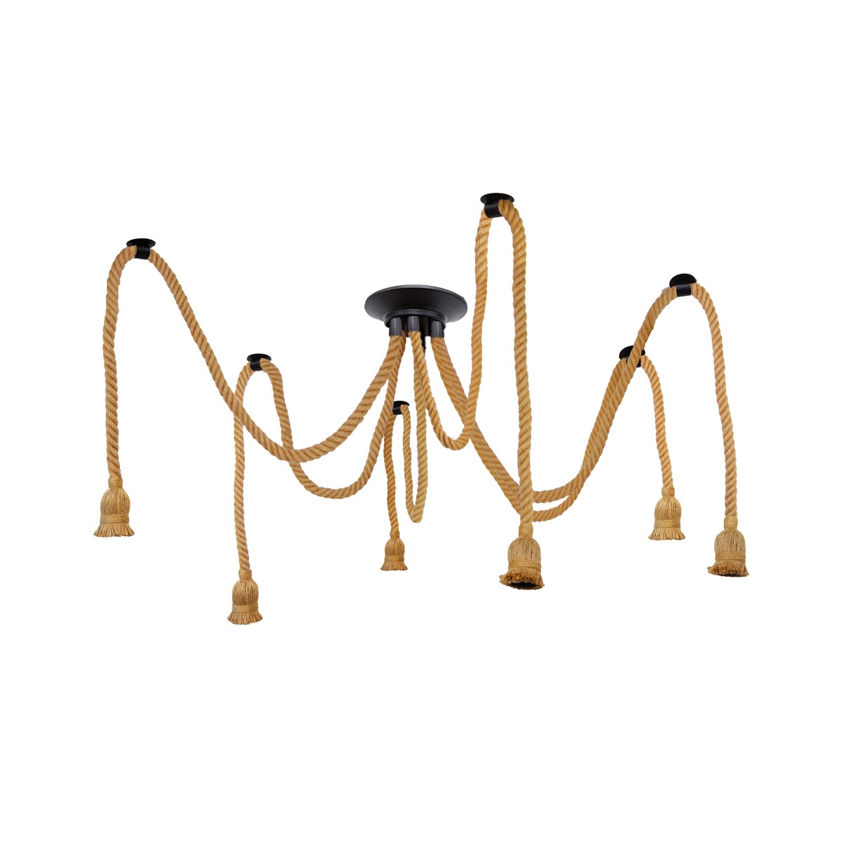 lampara-de-techo-de-cuerda-con-seis-luces