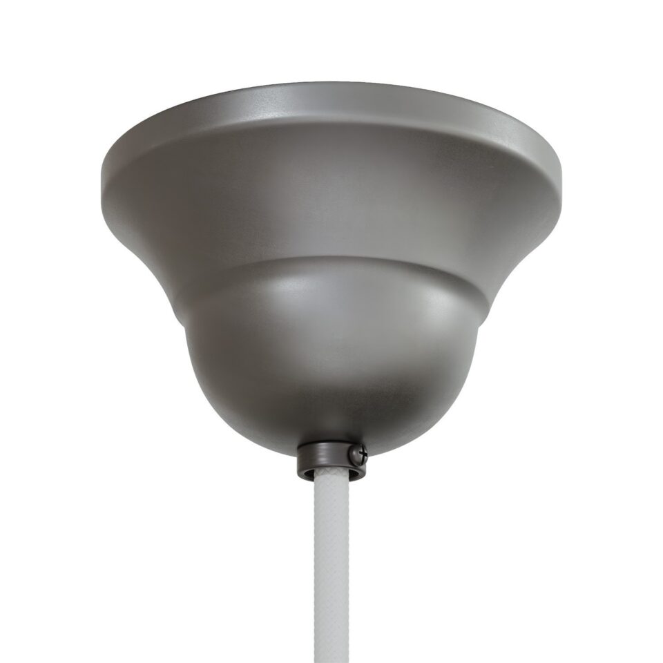 Rosetón Techo para lamparas colgantes Ø 90 mm con anilla de presión y tornillo